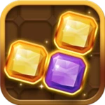 diamond treasure puzzle android application logo